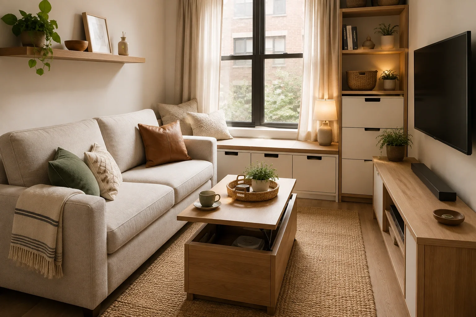 Small Living Room Design - Step by step layout guide